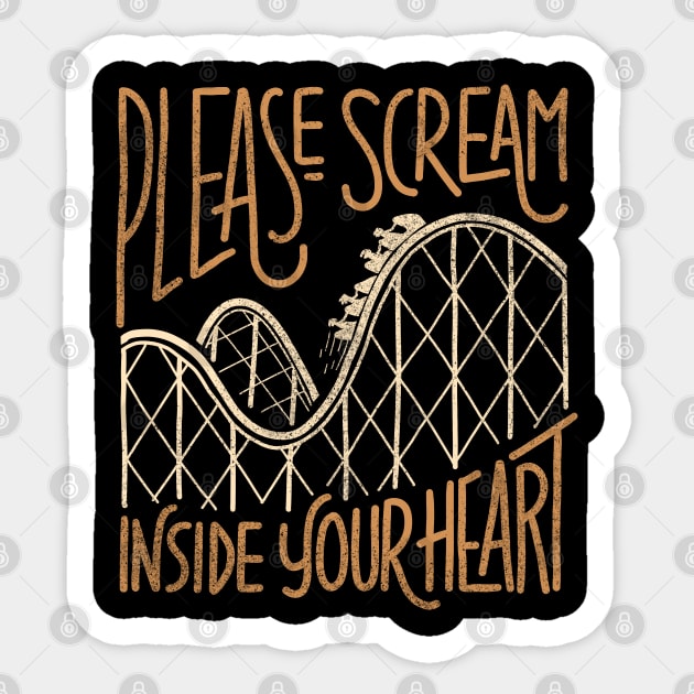 rollercoaster adrenaline Sticker by sober artwerk